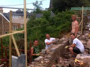 Stone Wall Rebuild Bristol