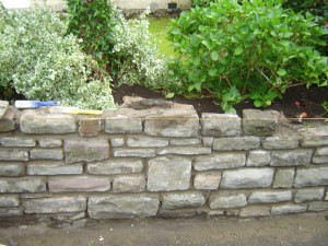 Stone Wall Rebuild Bristol