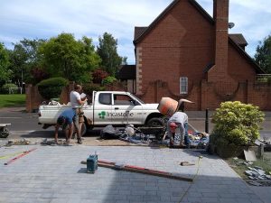 Granite driveway in Stoke Bishop