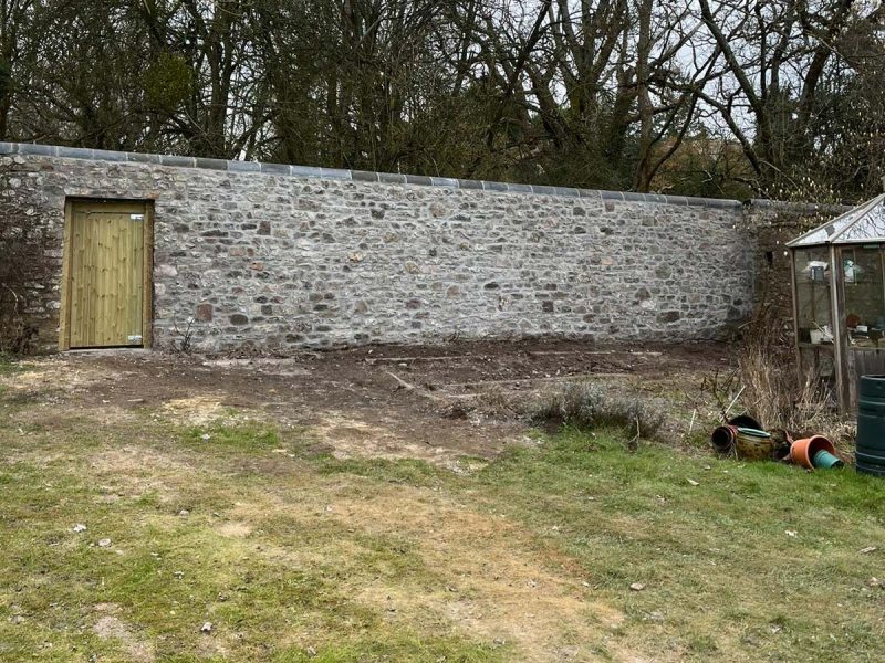 Rownham Lodge, Leigh Woods (stone wall section)